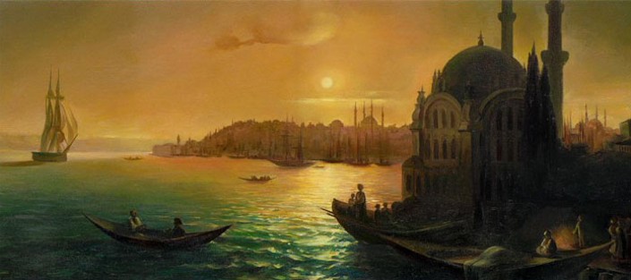 Image - Ivan Aivazovsky: A View of Constantinople.